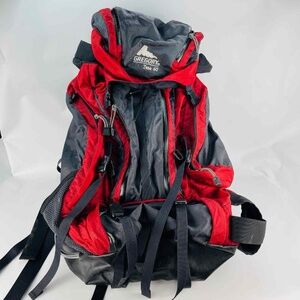 Gregory Deva 60 Red Hiking Backpack Medium Capacity Unisex Medium with cover